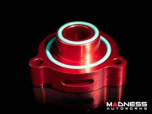 Alfa Romeo Stelvio 2.0L Blow Off Adapter Plate - SILA Concepts - Red